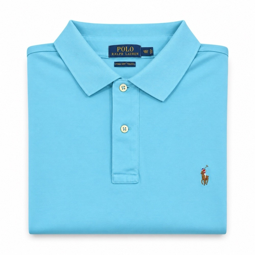 Polo Ralph Lauren Pima Soft Touch Polo Shirt Men's 3XLT Flesh Pony